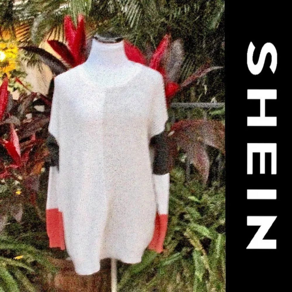 Shein Oversized Color Block Sweater